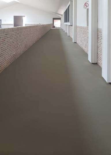 Cementdekvloer leggen 5